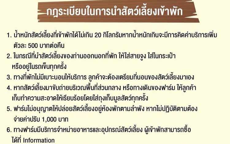 อรุณฟาร์มวิลเลจ ชลบุรีน้องหมาพักได้