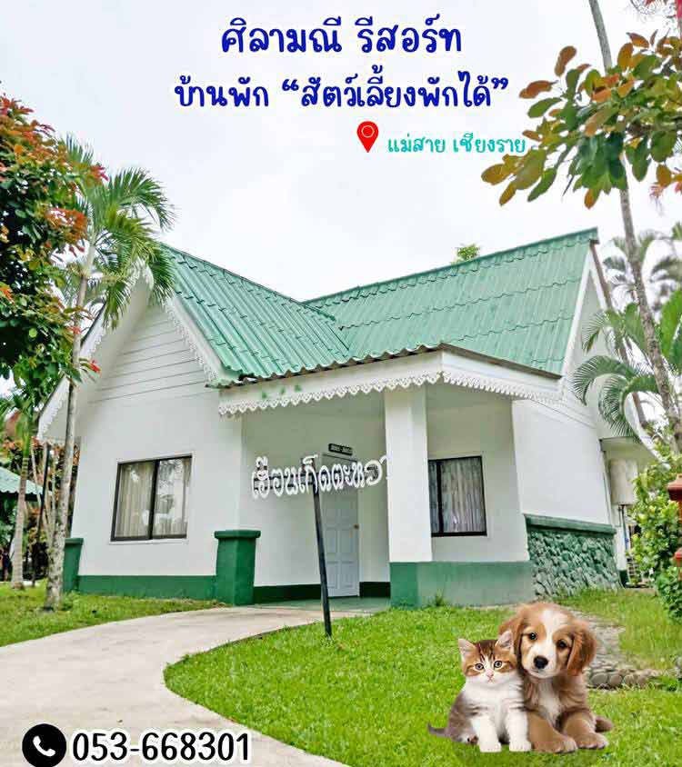 เชียงรายที่พักน้องหมาพักได้
