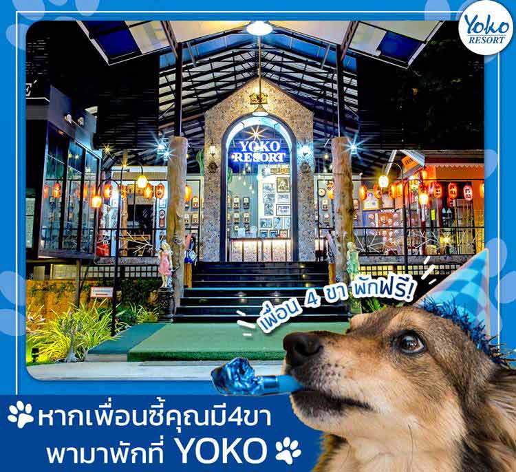 ที่พักเมืองกาญน้องหมาพักได้
