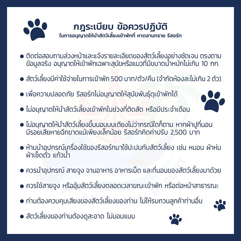 ที่พักชายหาดตราดหมาพักได้