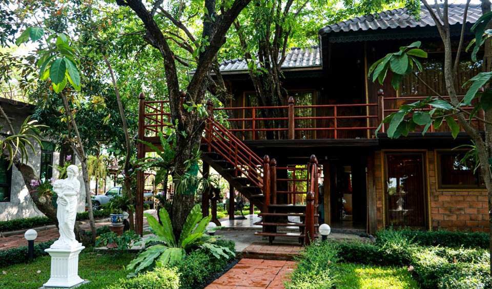 ที่พักริมน้ำอยุธยาน้องหมาพักได้